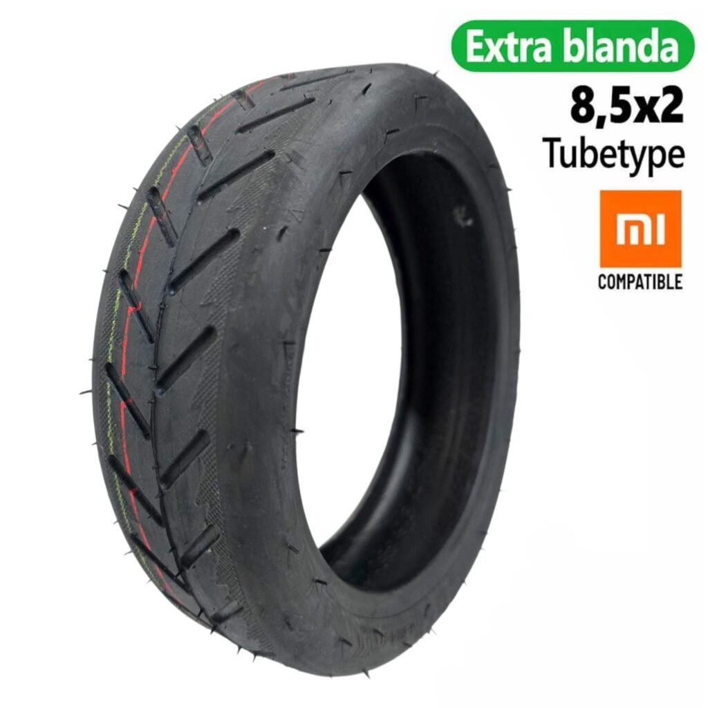 Rueda Cubierta 8,5x2-6,1 Tubetype (Goma Blanda) - Ruedas y Neumáticos | PatineteDrop
