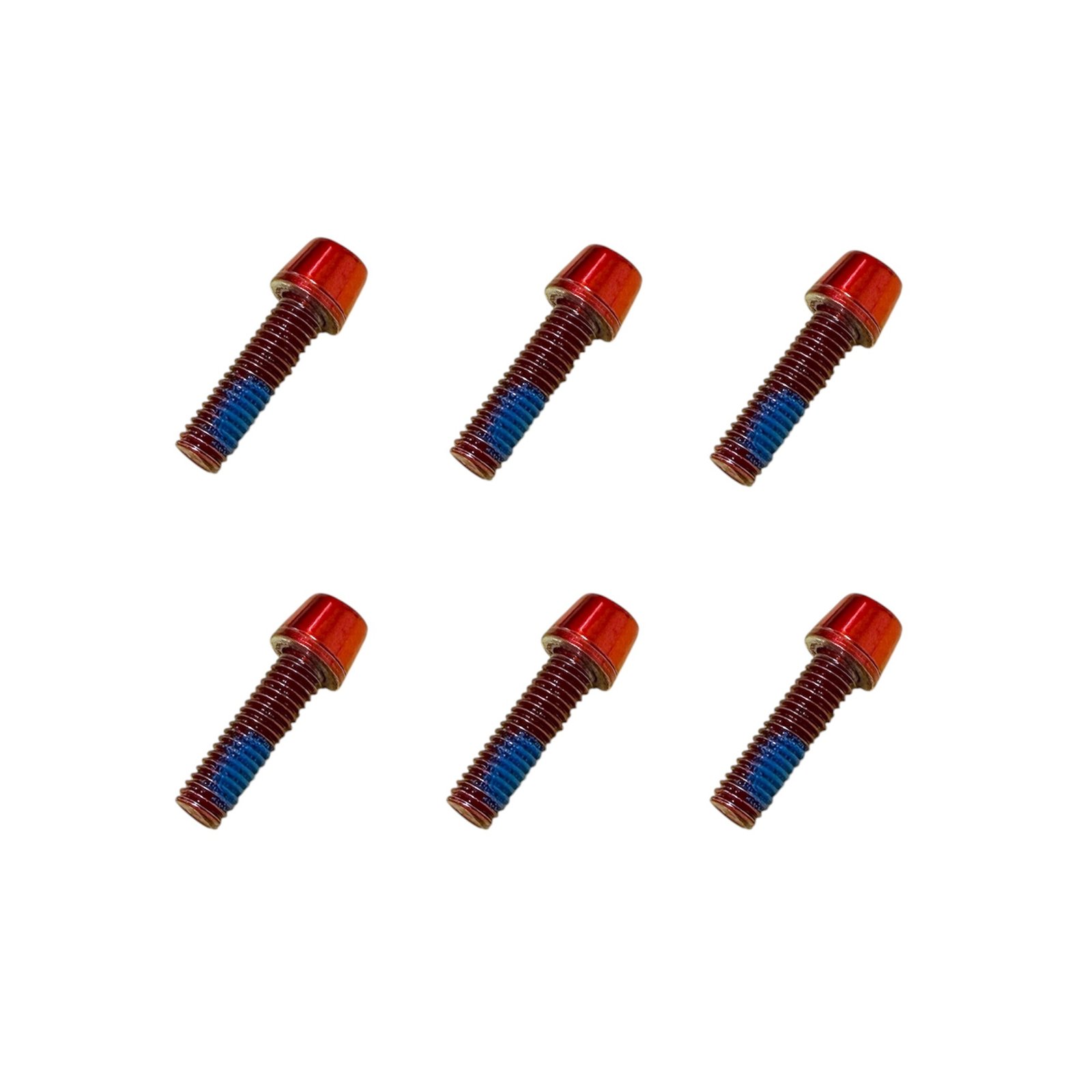 Tornillos Para la Potencia Manillar Rojo (Pack 6 Unidades) - Manillares | PatineteDrop