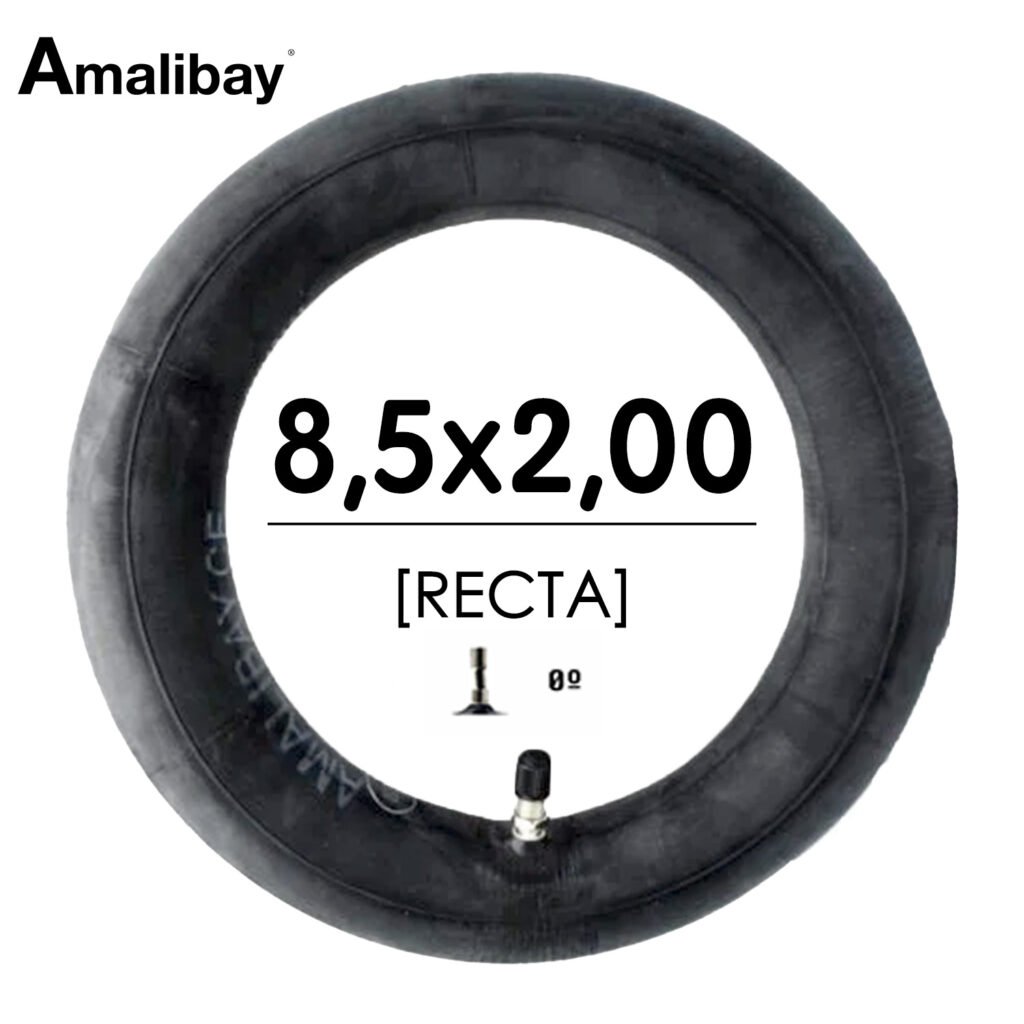Cámara de Aire 8,5x2 Reforzada 120g (Válvula Recta) [Amalibay] - Cámaras de Aire | PatineteDrop