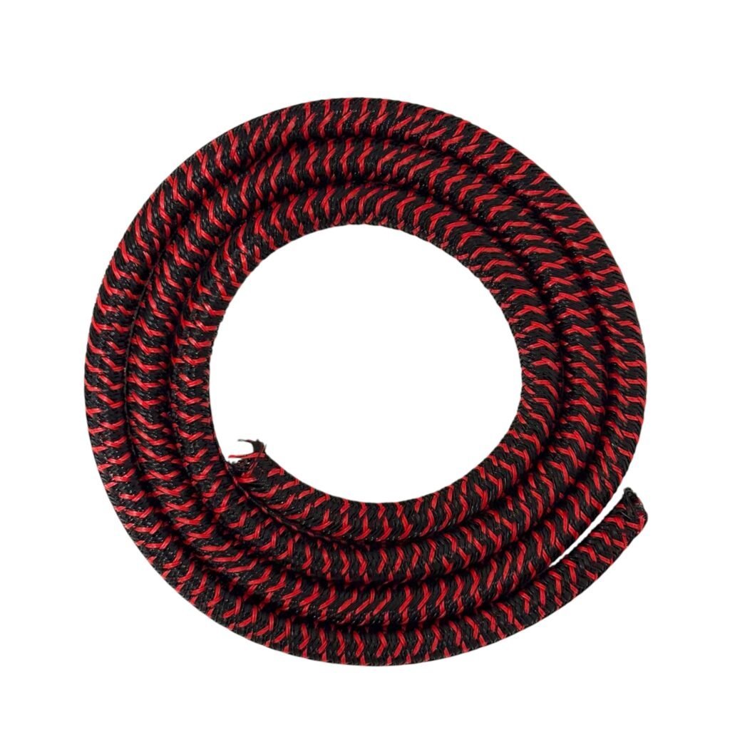 Cubre Cable CJ Racing Negro y Rojo 1 Metro - Mantenimiento y Tuning | PatineteDrop