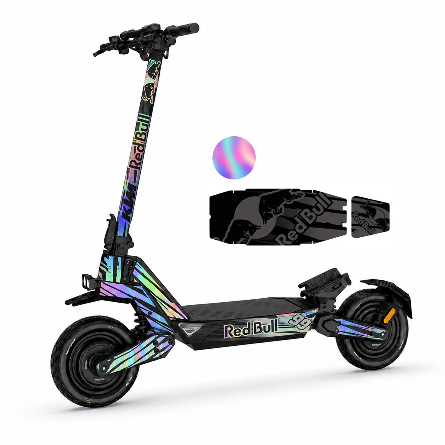 Vinilo Red Bull Holográfico para Ecoxtrem Deimos