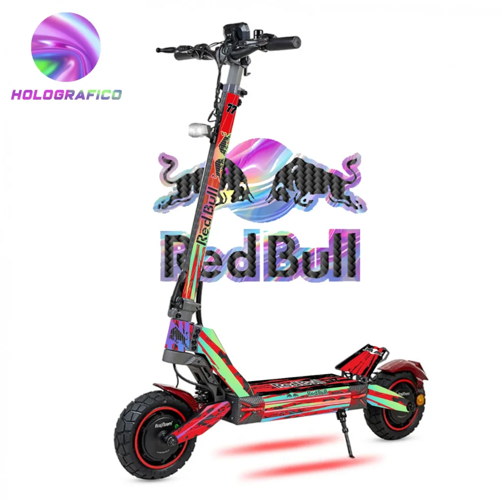 Vinilo Red Bull Holográfico Rojo para Ecoxtrem M41 Tank / Armored