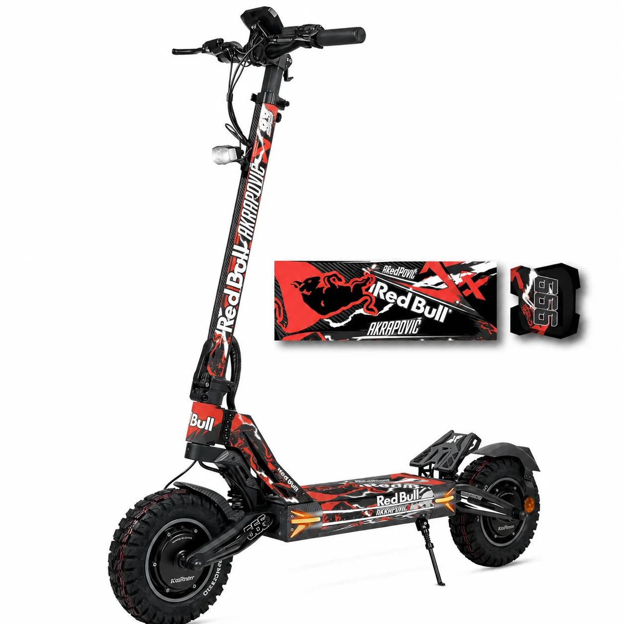 Vinilo Red Bull Rayos Akra para Ecoxtrem M41 Tank / Armored